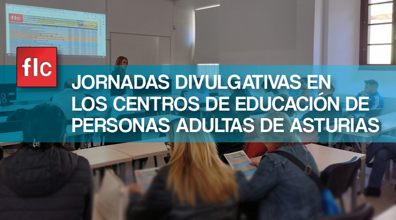 Jornadas divulgativas en los Centros de Educación de Personas Adultas de Asturias